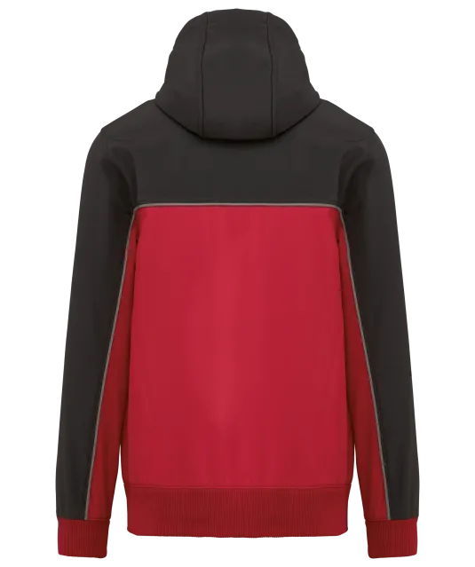 WK450 - 3-laags unisex softshelljas Red / Dark Grey
