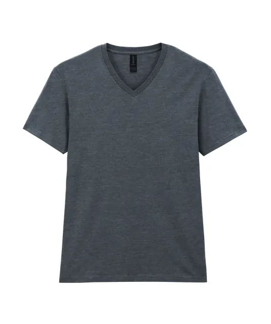 GI64V00 - Softstyle Euro Fit Adult V-neck T-shirt Dark Heather