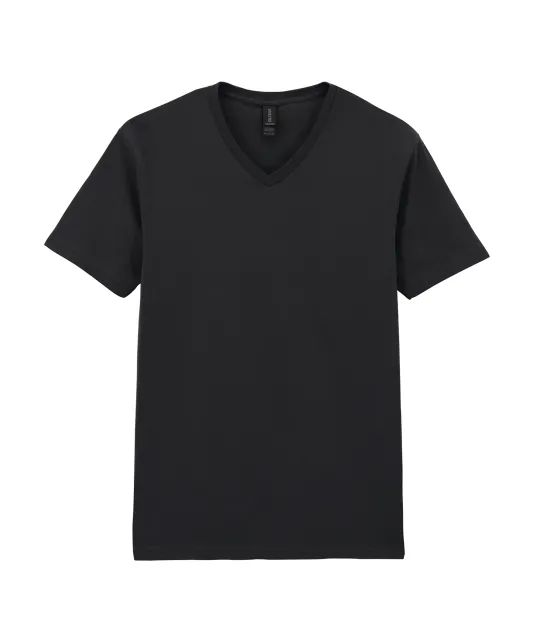 GI64V00 - Softstyle Euro Fit Adult V-neck T-shirt Black