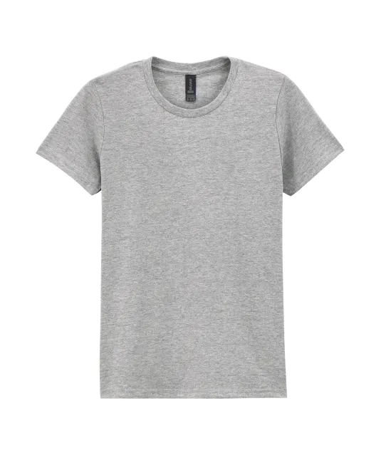 GI65000L - Dames-T-shirt Softstyle Midweight RS Sport Grey