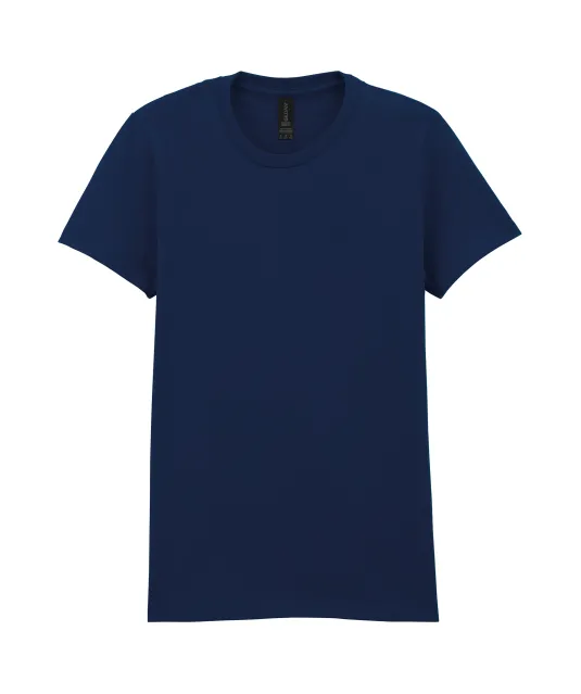 GI65000L - Dames-T-shirt Softstyle Midweight Navy
