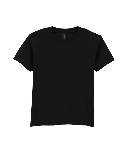 GI65000B - Kinder-T-shirt Softstyle Midweight Pitch Black