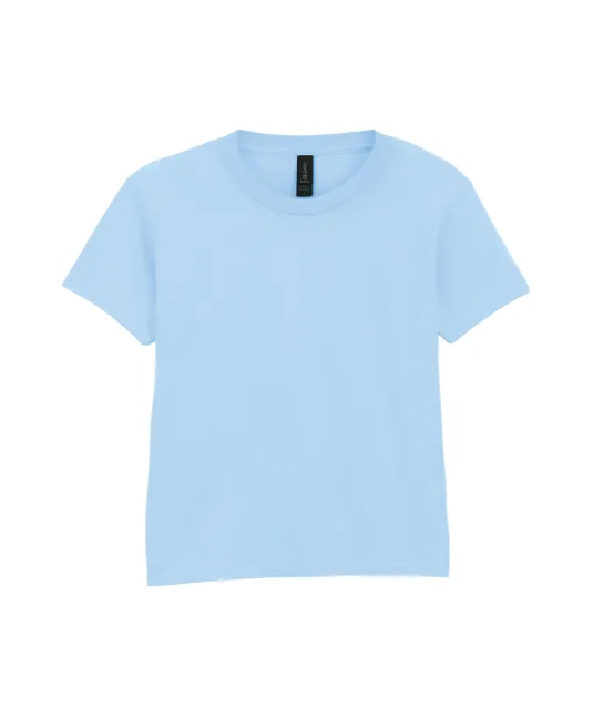 GI6400B - Softstyle Euro Fit Youth T-shirt Light Blue