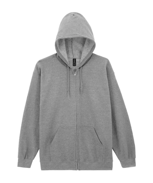 GI18600 - Heavy Blend™Adult Full Zip Hooded Sweatshirt Sport Grey