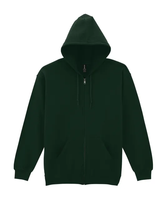 GI18600 - Heavy Blend™Adult Full Zip Hooded Sweatshirt Forest Green