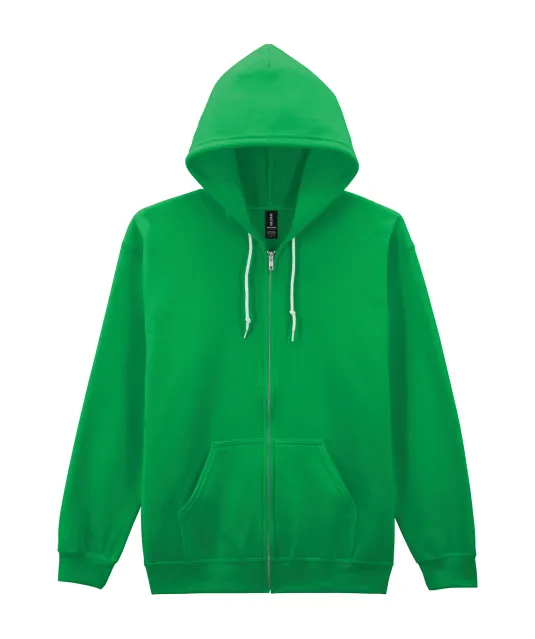 GI18600 - Heavy Blend™Adult Full Zip Hooded Sweatshirt Irish Green