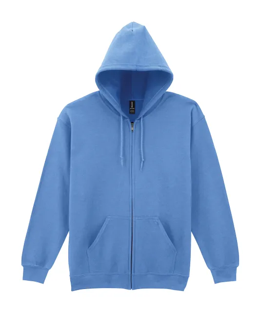 GI18600 - Heavy Blend™Adult Full Zip Hooded Sweatshirt CAROLINA BLUE