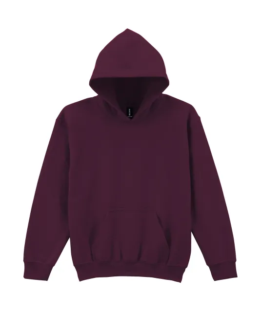 GI18500B - Heavy Blend™ Classic Fit Kinder sweater met capuchon Maroon