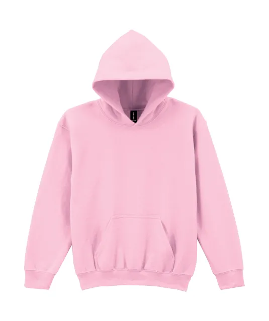 GI18500B - Heavy Blend™ Classic Fit Kinder sweater met capuchon Light Pink