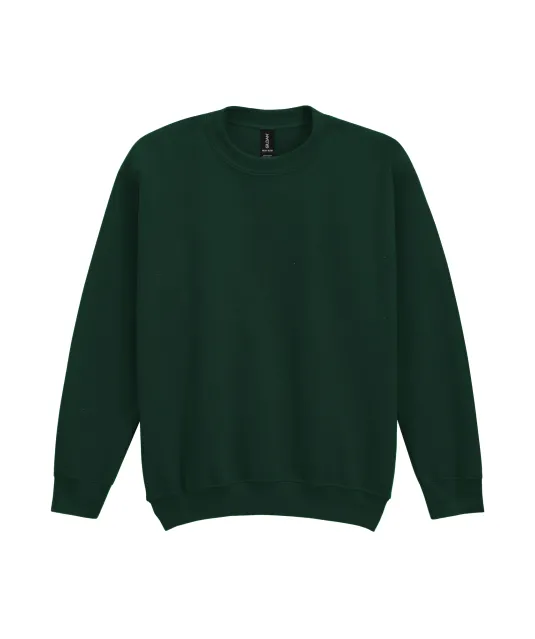 GI18000B - Heavy Blend™ Classic Fit Kinder sweater met ronde hals Forest Green