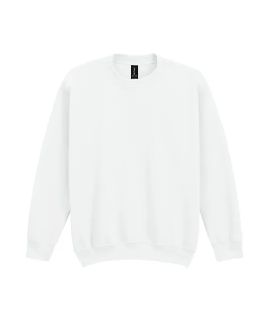 GI18000B - Heavy Blend™ Classic Fit Kinder sweater met ronde hals White