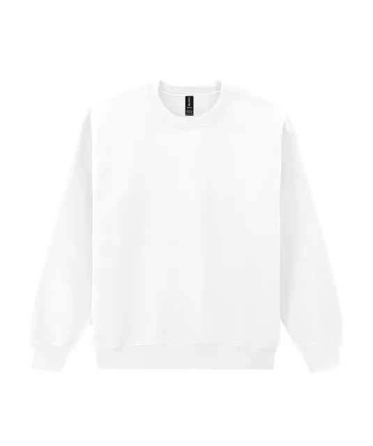 GI12000 - Dryblend® Adult Sweater met ronde hals White