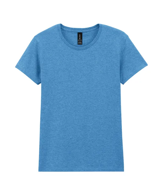 GI5000L - Heavy Cotton™Semi-fitted Ladies' T-shirt Heather Sapphire