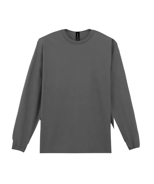 GI2400 - Ultra Cotton™ Classic Fit Adult Long Sleeve T-Shirt Charcoal