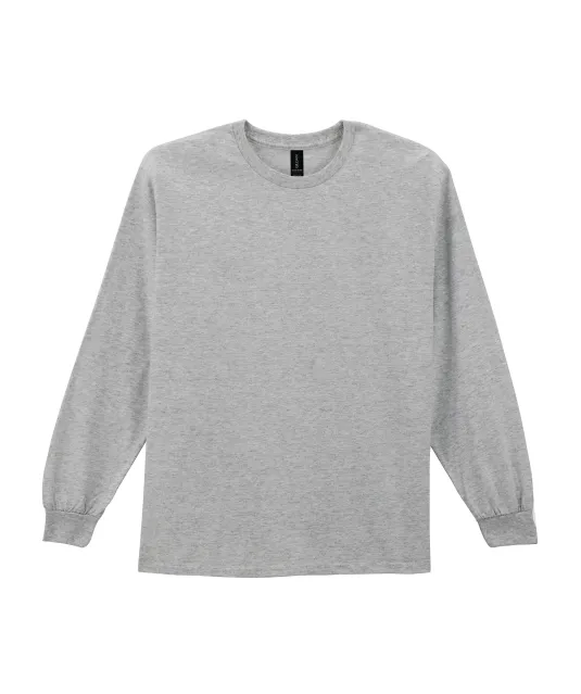 GI2400 - Ultra Cotton™ Classic Fit Adult Long Sleeve T-Shirt Sport Grey