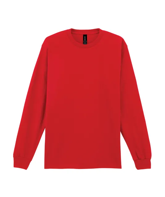 GI2400 - Ultra Cotton™ Classic Fit Adult Long Sleeve T-Shirt Red