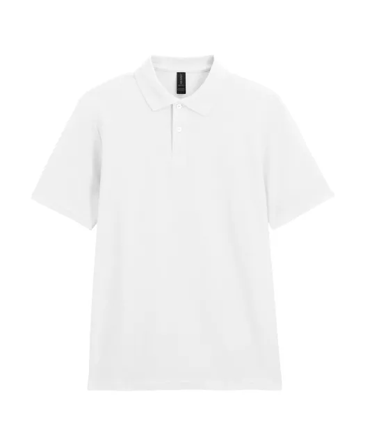 GI64800 - Herenpolo Softstyle Dubbele piqué White