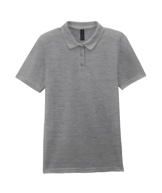 GI64800L - Damespolo Softstyle Dubbele piqué RS Sport Grey