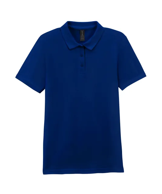 GI64800L - Damespolo Softstyle Dubbele piqué Navy