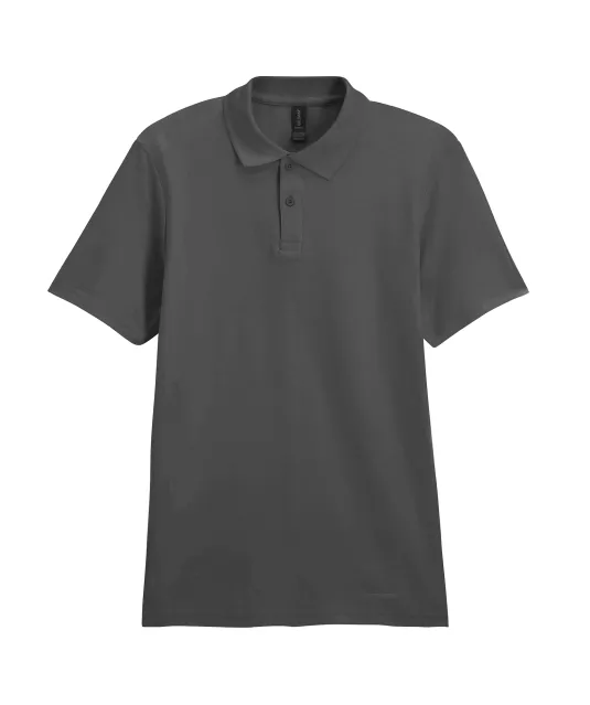 GI64800 - Herenpolo Softstyle Dubbele piqué Charcoal