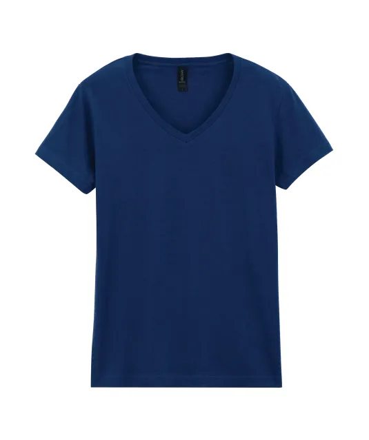 GI64V00L - Softstyle® Fitted Ladies' V-neck T-shirt Navy