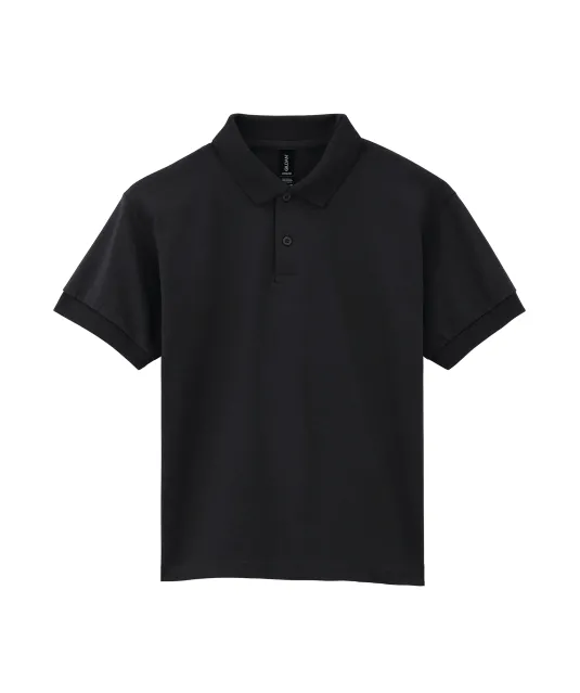 GI8800B - Dryblend Classic Fit Kinder Jersey Polo Black