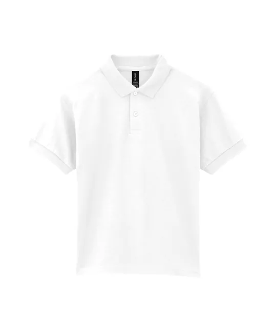 GI8800B - Dryblend Classic Fit Kinder Jersey Polo White