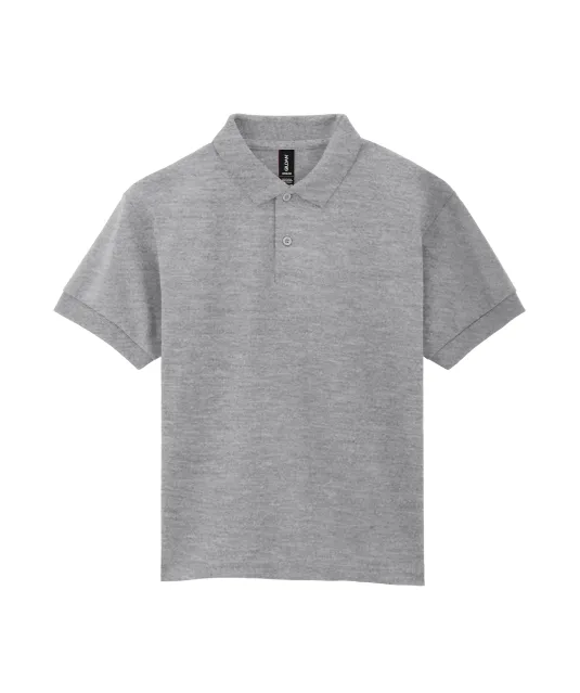 GI8800B - Dryblend Classic Fit Kinder Jersey Polo Sport Grey