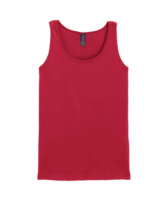 GI64200L - Softstyle® Fitted Ladies' Tank Top Cherry Red