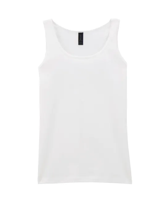 GI64200L - Softstyle® Fitted Ladies' Tank Top White