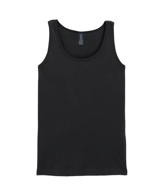 GI64200L - Softstyle® Fitted Ladies' Tank Top Black
