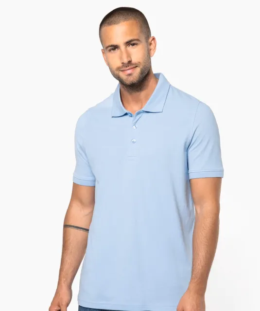 K254 - Piqué-herenpolo korte mouwen White