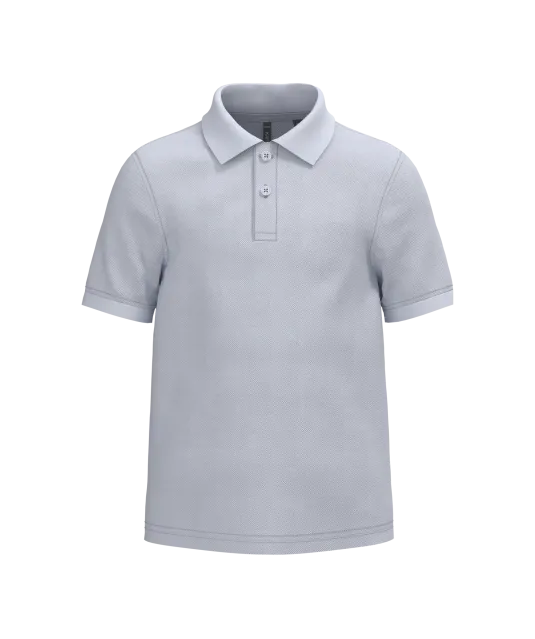K268 - Kinderpolo met korte mouwen White