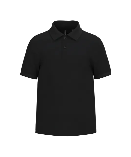 K268 - Kinderpolo met korte mouwen Black