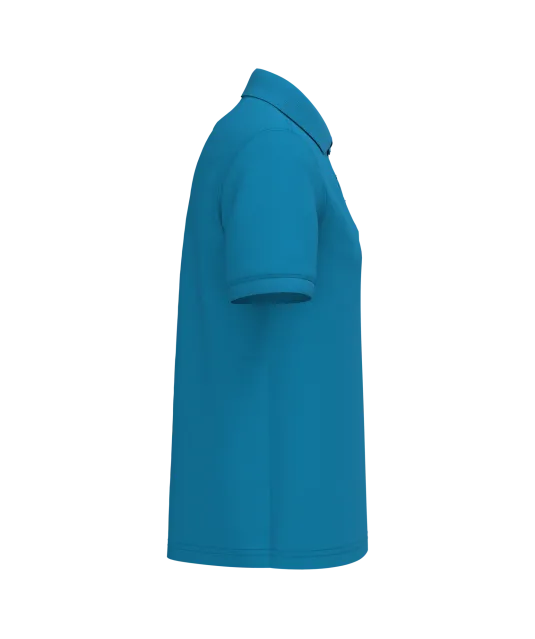 K254 - Piqué-herenpolo korte mouwen Tropical Blue