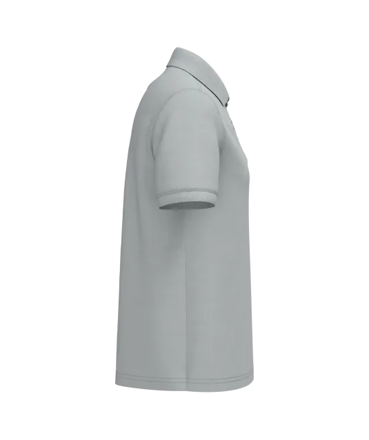 K254 - Piqué-herenpolo korte mouwen Snow Grey