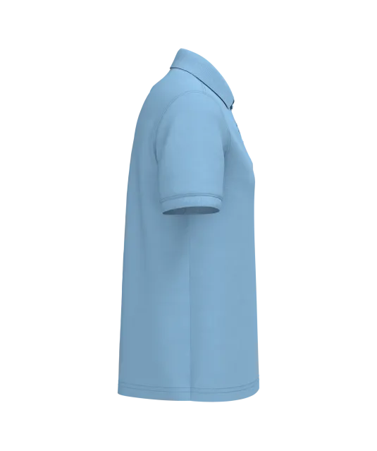 K254 - Piqué-herenpolo korte mouwen Sky Blue