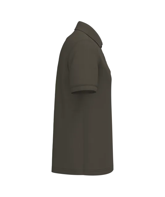 K254 - Piqué-herenpolo korte mouwen Dark Khaki