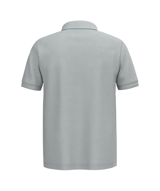 K254 - Piqué-herenpolo korte mouwen Snow Grey
