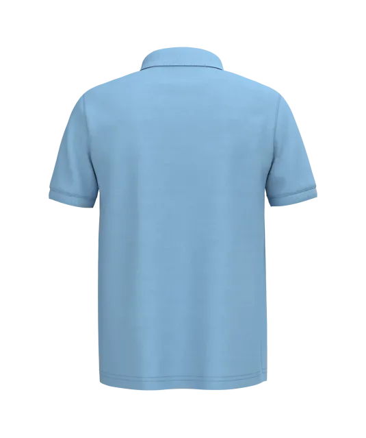 K254 - Piqué-herenpolo korte mouwen Sky Blue