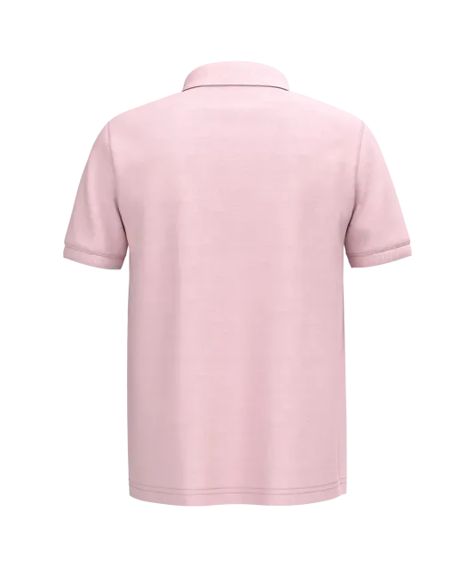 K254 - Piqué-herenpolo korte mouwen Pale Pink