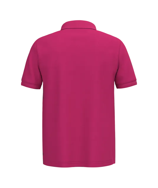 K254 - Piqué-herenpolo korte mouwen Fuchsia