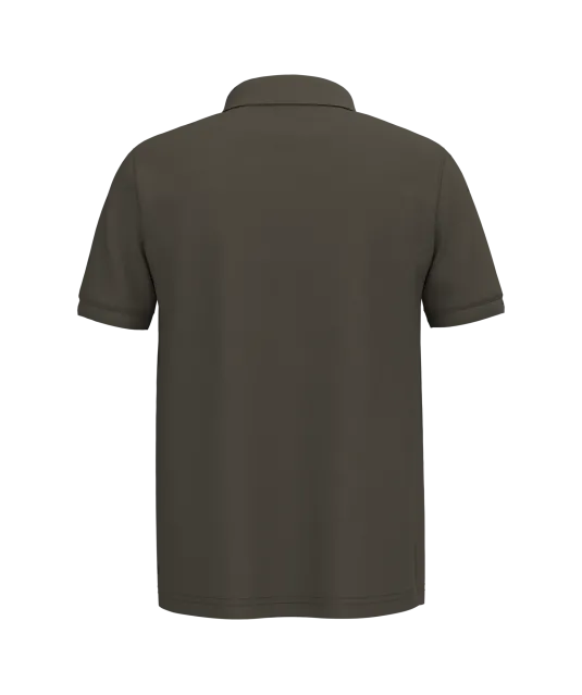 K254 - Piqué-herenpolo korte mouwen Dark Khaki