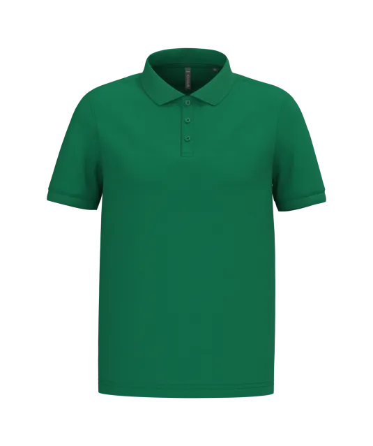 K254 - Piqué-herenpolo korte mouwen Kelly Green