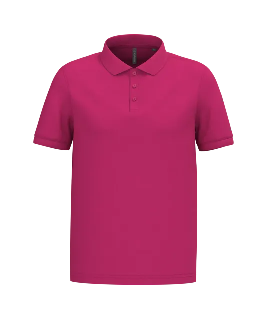 K254 - Piqué-herenpolo korte mouwen Fuchsia