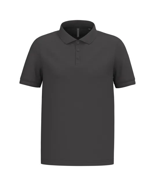 K254 - Piqué-herenpolo korte mouwen Dark Grey