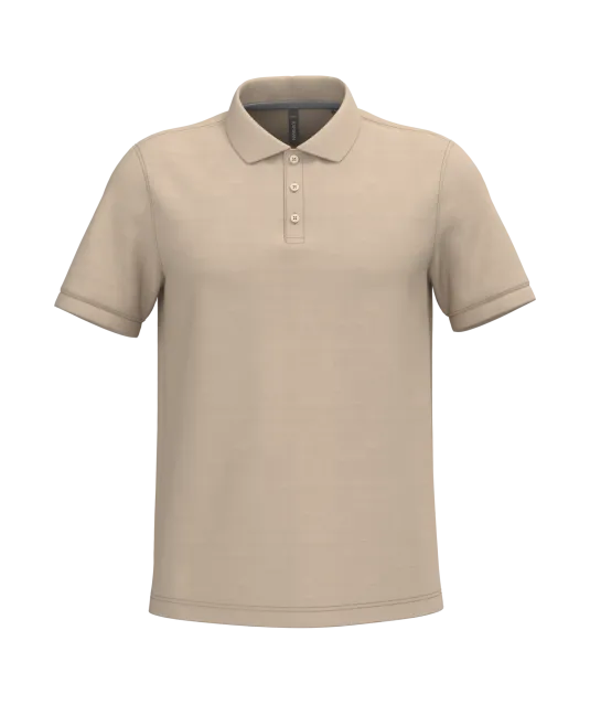 K241 - Piquépolo korte mouwen heren Light Sand
