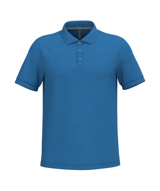 K241 - Piquépolo korte mouwen heren Light Royal Blue