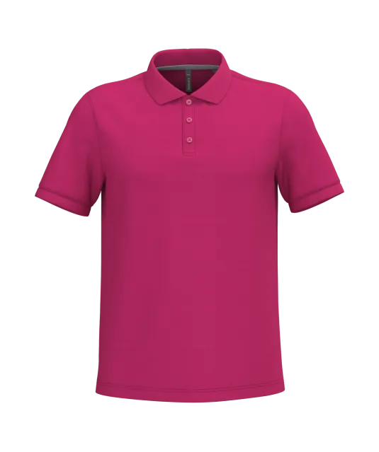 K241 - Piquépolo korte mouwen heren Fuchsia
