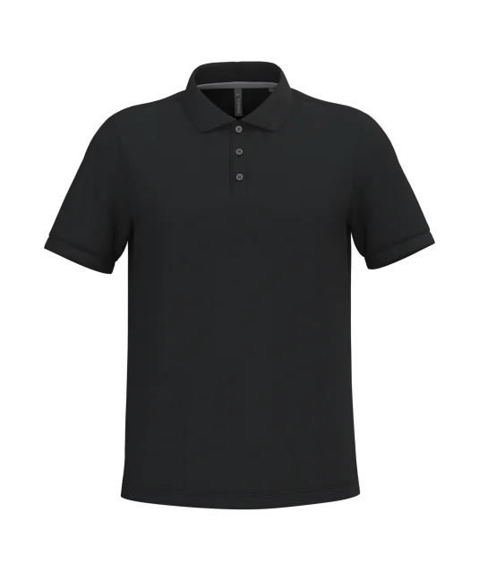 K241 - Piquépolo korte mouwen heren Black